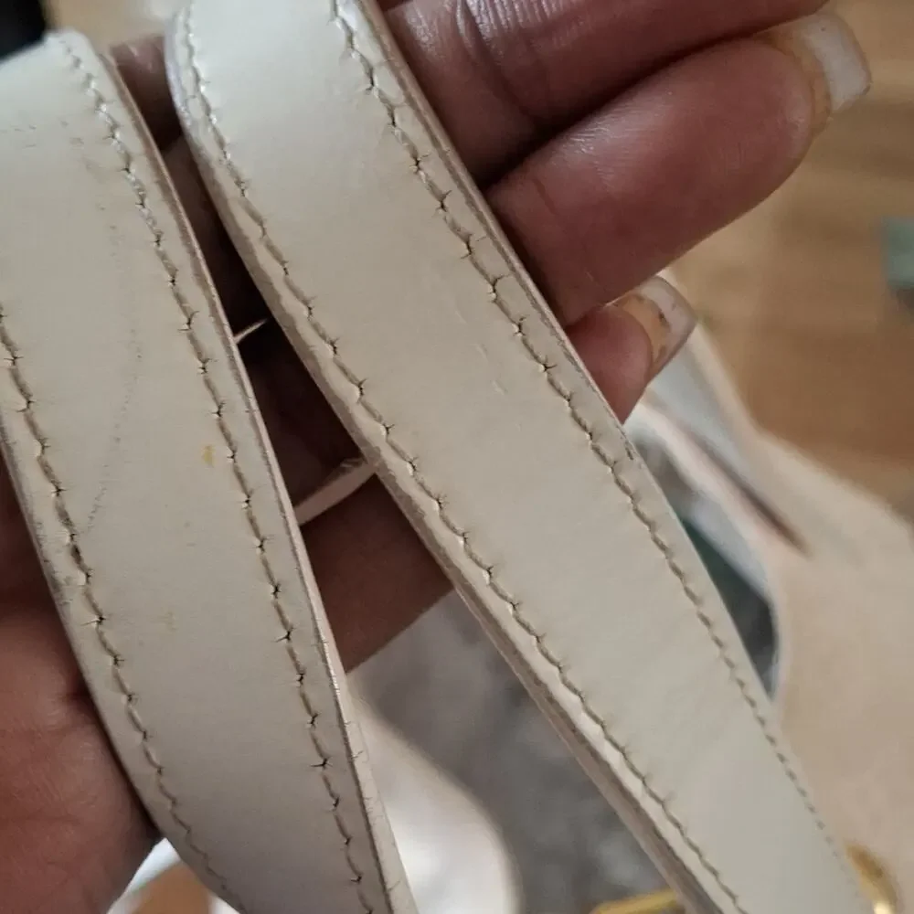 Louis Vuitton Cream Tote Bag